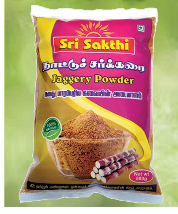 Naatu sarkarai || Pure sugarcane Jaggery Powder 500 g - Image 2